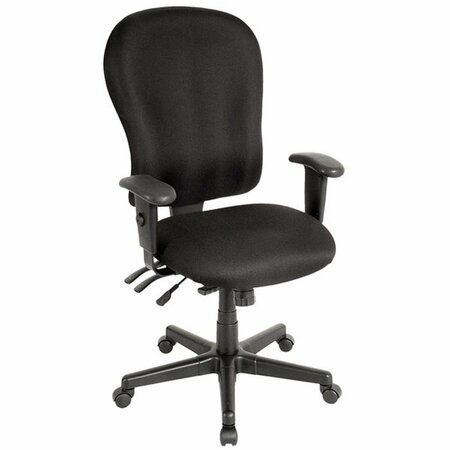 GFANCY FIXTURES Black Fabric Chair - 29 x 26 x 40.5 in. GF3094807
